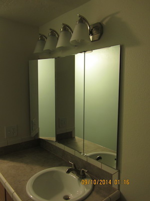 vanity mirror picture